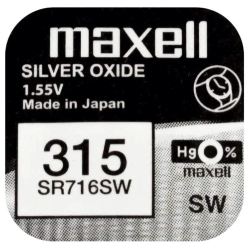Maxell SR716SW 1PC EU MF (18291700)