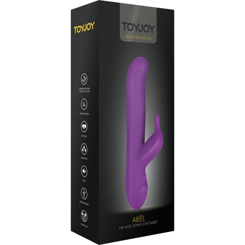Вибромассажер Ariel Rabbit Vibrator Purple 21x3.5 см
