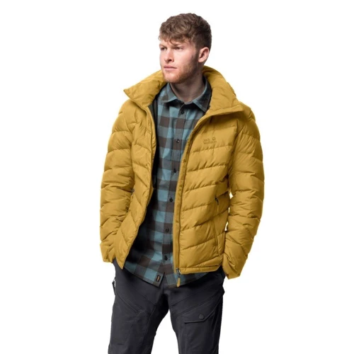 Пуховик Jack Wolfskin Fairmont Men 1203591-5205 52 янтарний зимовий з капюшоном: Вид Пуховики