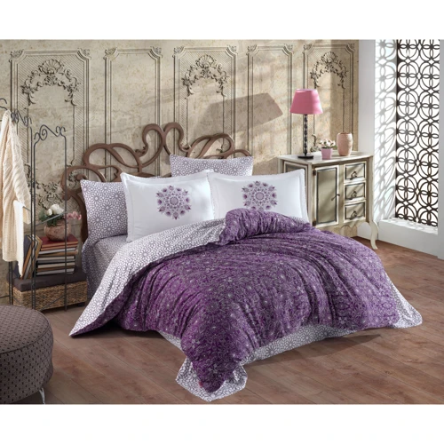 Комплект постільної білизни Hobby Exclusive Sateen Marcella сатин євро (68107)