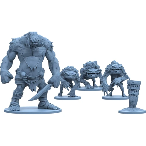 Мініатюри Steamforged Games Ltd Halftusk - Warden of the Stonekin Isle Чемпіон Halftusk