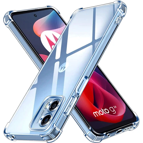 Чехол для телефонов TPU Case GETMAN Ease logo Full Camera Transparent for Motorola Moto G24