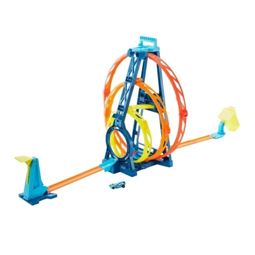 Трек Hot Wheels Track builder Потрійна петля (GLC96): Виробник Hot Wheels