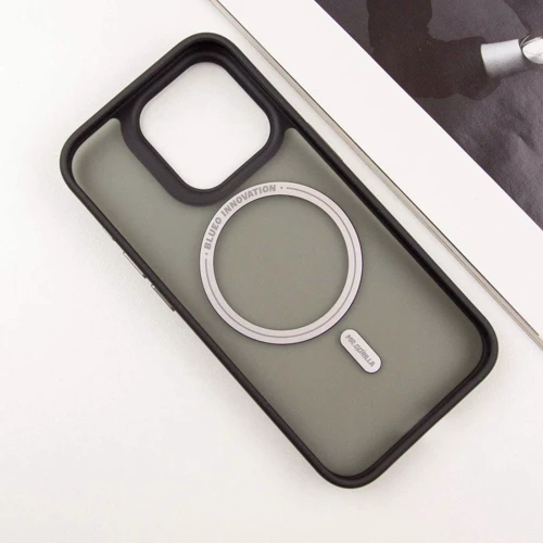 Чохол для iPhone Blueo Skin Friendly Frosted with MagSafe Black для iPhone 16 Pro Max: Матеріали полікарбонат і поліуретан