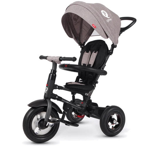 Складной трехколесный детский велосипед Qplay RITO AIR (S380-2Grey)