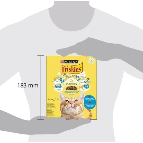 Сухой корм Friskies для котов с лососем та овощами 3х300 г (7613031868063): Возраст Взрослые
