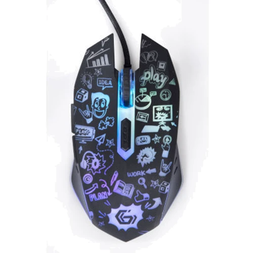 Мишка Gembird MUS-6B-GRAFIX-01 USB Black (MUS-6B-GRAFIX-01): інтерфейс підключення USB