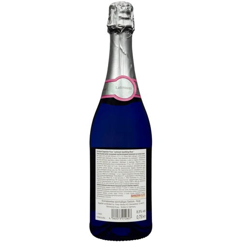 Алкогольний напій Latinium Sparkling Rose рожеве напівсолодке 0.75 л (4062073012607): Об'єм, л 0.75