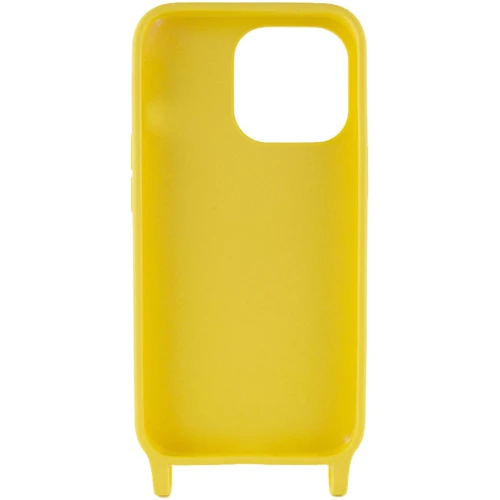Чехол для iPhone TPU Case two straps California Yellow for iPhone 12 Pro Max: Материалы Термополиуретан