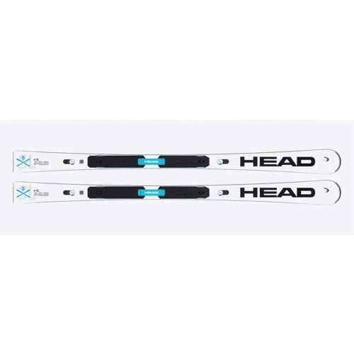Лыжи HEAD (313203) WC Rebels e-SL RP EVO 14 wh/bk + крепление (100907) FREEFLEX 14 GW BR.85 [D]m.bk/sp.bl 2024
