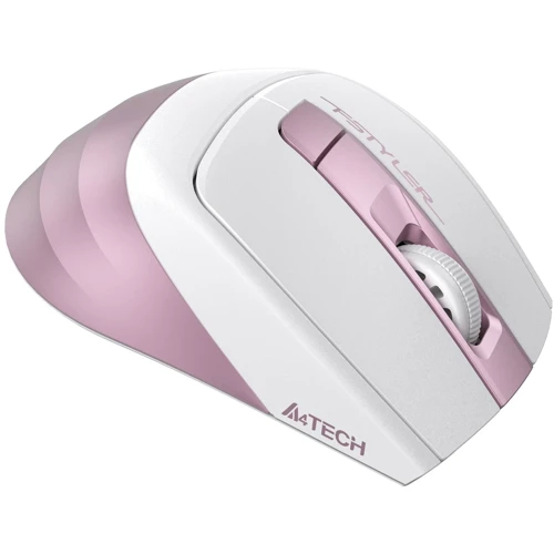 Мышь A4Tech Fstyler FG35 Pink/White: Эргономика для правой руки