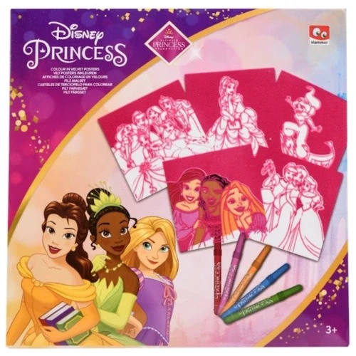 Набор раскрасок из фетра Disney Princess с фломастерами (DP22349): Производитель Disney