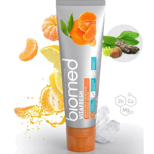 BioMed Vitafresh Зубная паста "Цитрус" RU-CIS 100 g: Класс косметики Масс-маркет