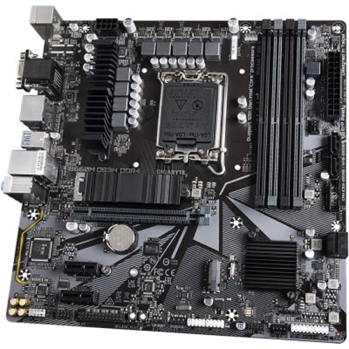 GIGABYTE B660M DS3H DDR4: Роз'єми на задній панелі HDMI, DisplayPort, Ethernet RJ-45