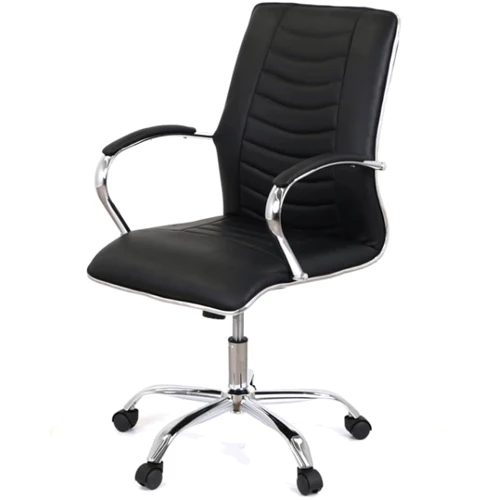 Крісло АКЛАС ST35 TILT PU Black Чорне (00158139)