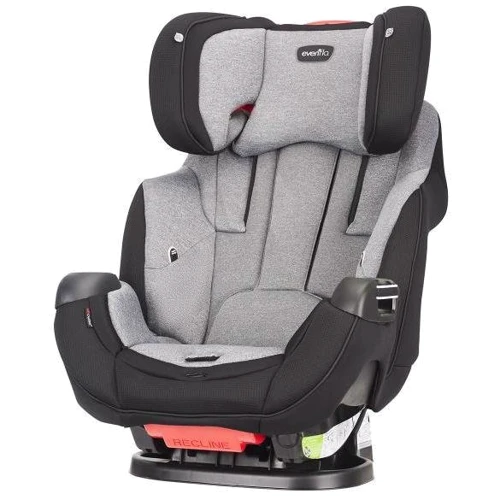 Автокресло Evenflo Symphony DLX Aahland gray (от 2,2 до 49,8 кг) (032884196395): Регулировка высота подголовника, наклон спинки