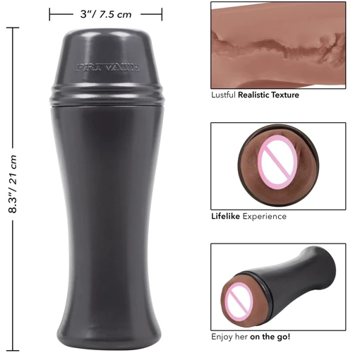 Маструбатор-вагіна Private Sexy Sista To Go (коричневий)