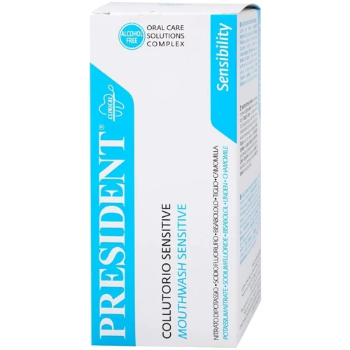President Sensitive Ополіскувач для ротової порожнини 200 ml: Призначення Антибактериальное