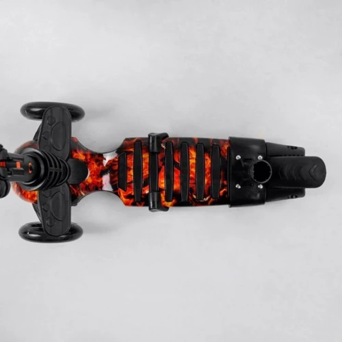 Самокат Best Scooter с защитным бампером черный (S 8756): Материал колес полиуретан