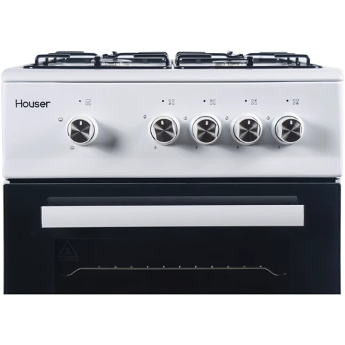 Газовая плита Houser FSG 5200 W: Рабочая поверхность эмалированная сталь