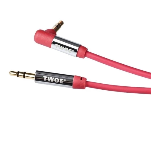 2E аудіо (jack 3.5мм-M / jack 3.5мм-M) right angel, Coiled 1.8м, Red 2E-W9653RRD фото 2