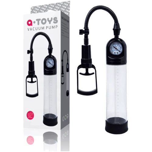 Вакуумная помпа с манометром Toyfa A-Toys Vacuum Pump