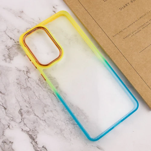 Чохол для телефона TPU Case TPU+PC Fresh Sip Turquoise/Orange для Samsung A336 Galaxy A33 5G: Тип накладка на задню частину
