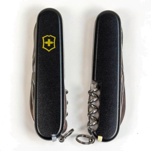 Мультитул Victorinox CLIMBER MAT черный матовый лак с желт. лого (Vx13703.3_M0008p) фото 6