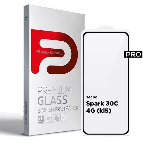 ArmorStandart Tempered Glass Pro Black для Tecno Spark 30C 4G (kl5) (ARM81169)