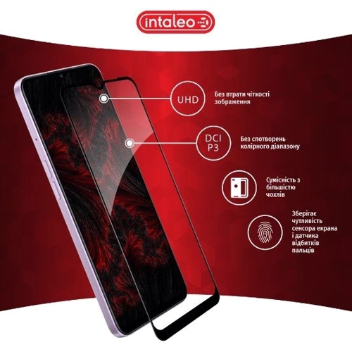 Аксессуар для смартфона Intaleo Tempered Glass Full Glue Black for Tecno POP 3 (BB2): Тип защитное стекло