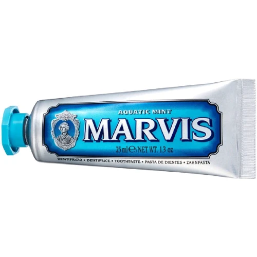 Marvis Aquatic Mint 25 ml Зубна паста Морська м'ята: Призначення Комплексний захист, Відбілювання, Очищення