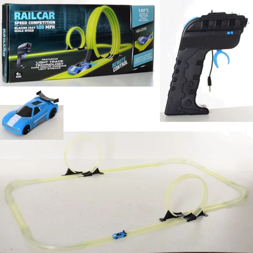 Трек PY18027 р/у, светится в темноте, машинка7,5см: Производитель Track Car