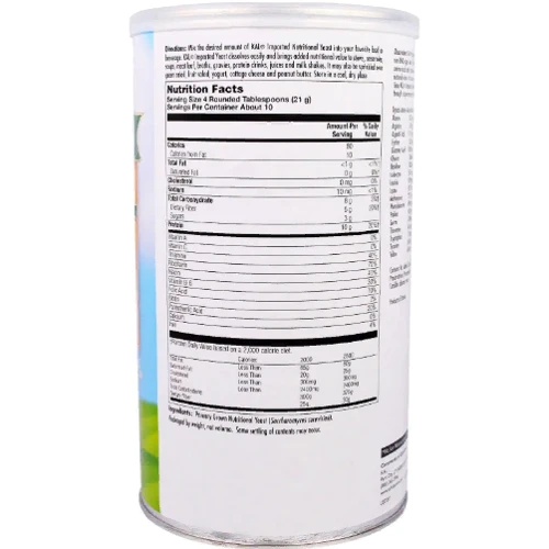 KAL Nutritional Yeast Харчові дріжджі 220 г: Тип Пищевые дрожжи