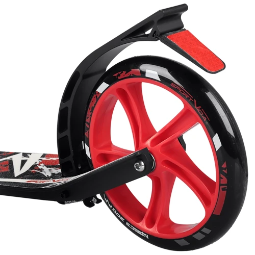 Самокат SportVida PU 200 мм с ручным тормозом (SV-MC0001): Тип колес литые