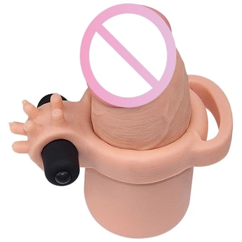 Насадка на член LoveToy Pleasure X-Tender Vibrating Penis Sleeve Add 3" Flesh
