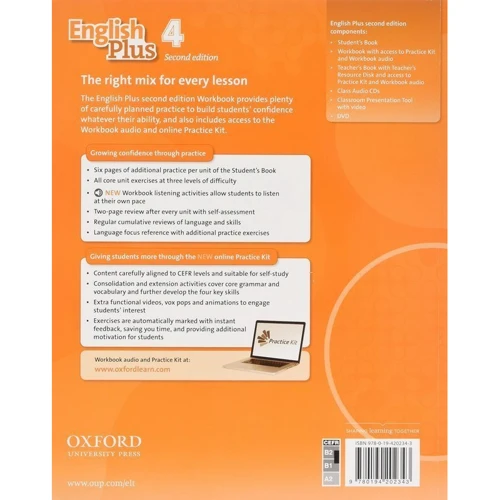 English Plus 2nd Edition 4: Workbook: Виробник Oxford University Press (OUP)