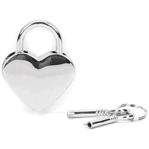 Замочек Liebe Seele Heart Shape Padlock Silver (2 шт)