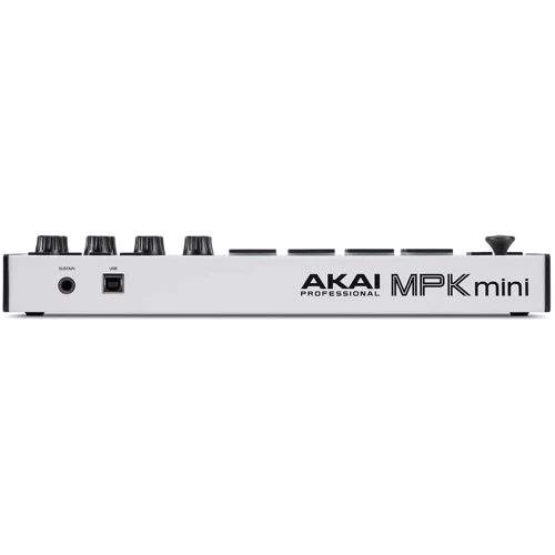 MIDI клавіатура Akai mpk Mini mk3 White (230878): Механіка динамічна