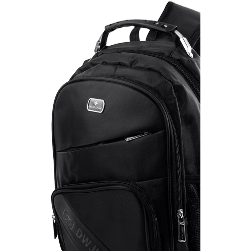 Чоловік рюкзак Valiria Fashion чорний (3DETAB8070-2): Матеріал поліестер