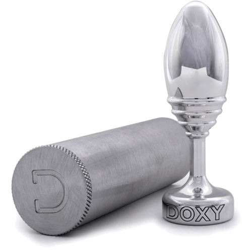 Анальная пробка DOXY Butt Plug RIBBED