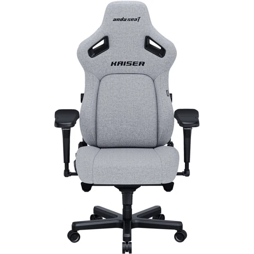 Кресло игровое Anda Seat Kaiser 4 Grey Fabric Size L (AD12YDDC-L-20-G-CF) фото 1