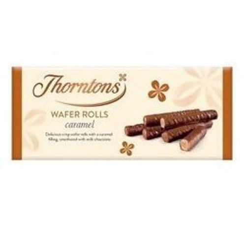Вафельні трубочки Thorntons (з карамеллю), 129г (WT3986)