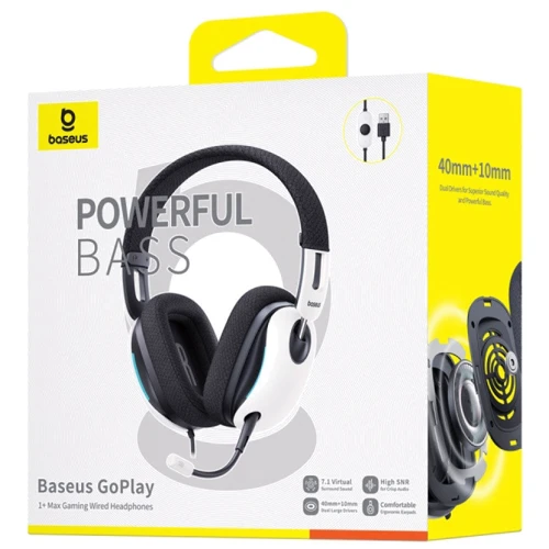 Наушники Baseus GoPlay 1+ Max White (A00181003213-00) фото 4