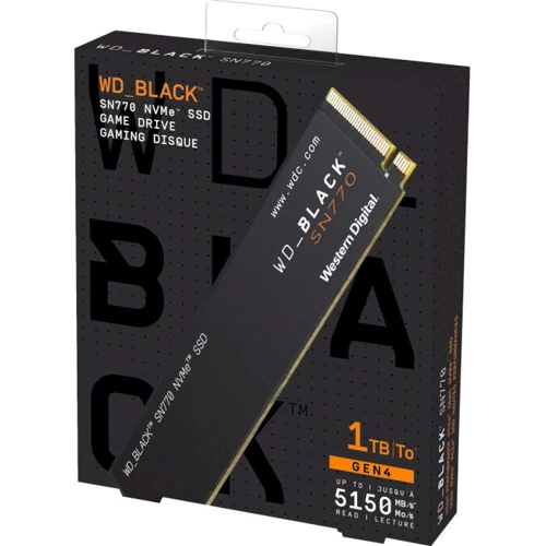WD Black SN770 1 TB (WDS100T3X0E): Объем 1 ТБ