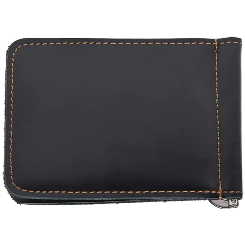 Чоловічий затиск для грошей Keizer чорний (k18150-black): Стать Чоловік