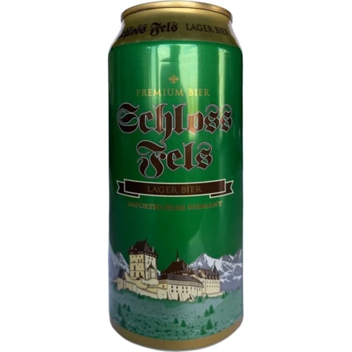 Пиво светлое Schlossfels Lager ж/б 4.2% 0.5л (PLK4054500133993)