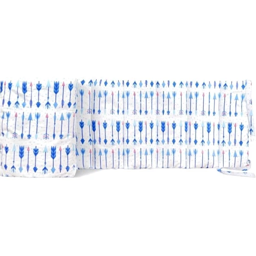 Бортик в кроватку Cosas WeltBed ArrowsBlue 30х180 см (4822052054192)