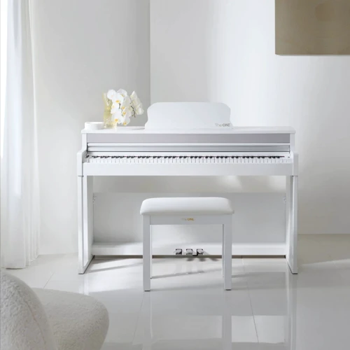 Цифровое пианино The ONE TOP1X (White): Вид Со стойкой