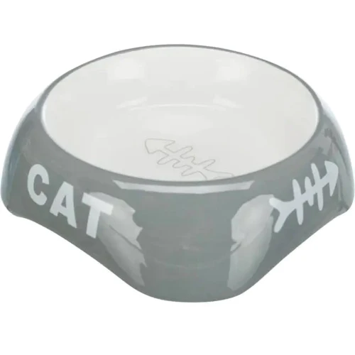 Миска Trixie CAT для котів 0.2 л 13 см (4011905244983): Матеріал кераміка