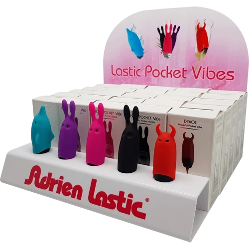 Набор вибраторов Adrien Lastic Pocket Vibe (25 штук) + тестеры: Для кого Для женщин
